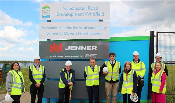 Napchester Road groundbreaking