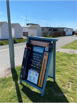 Sea Cafe beach clean station