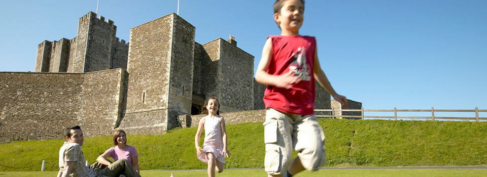 Family at Dover Castle