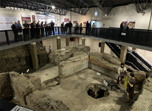 Hundreds flock to see newly reopened Roman Painted House  2